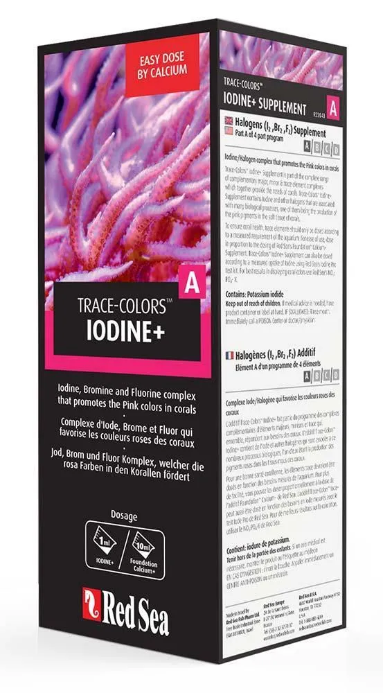 Red Sea Trace Colors A Supplement (Iodine/Halogens)