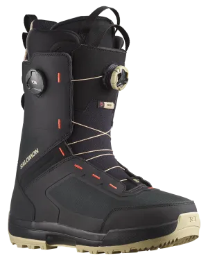 Salomon Echo Dual Boa Snowboard Boots - Spray Green / Black / Hot Coral