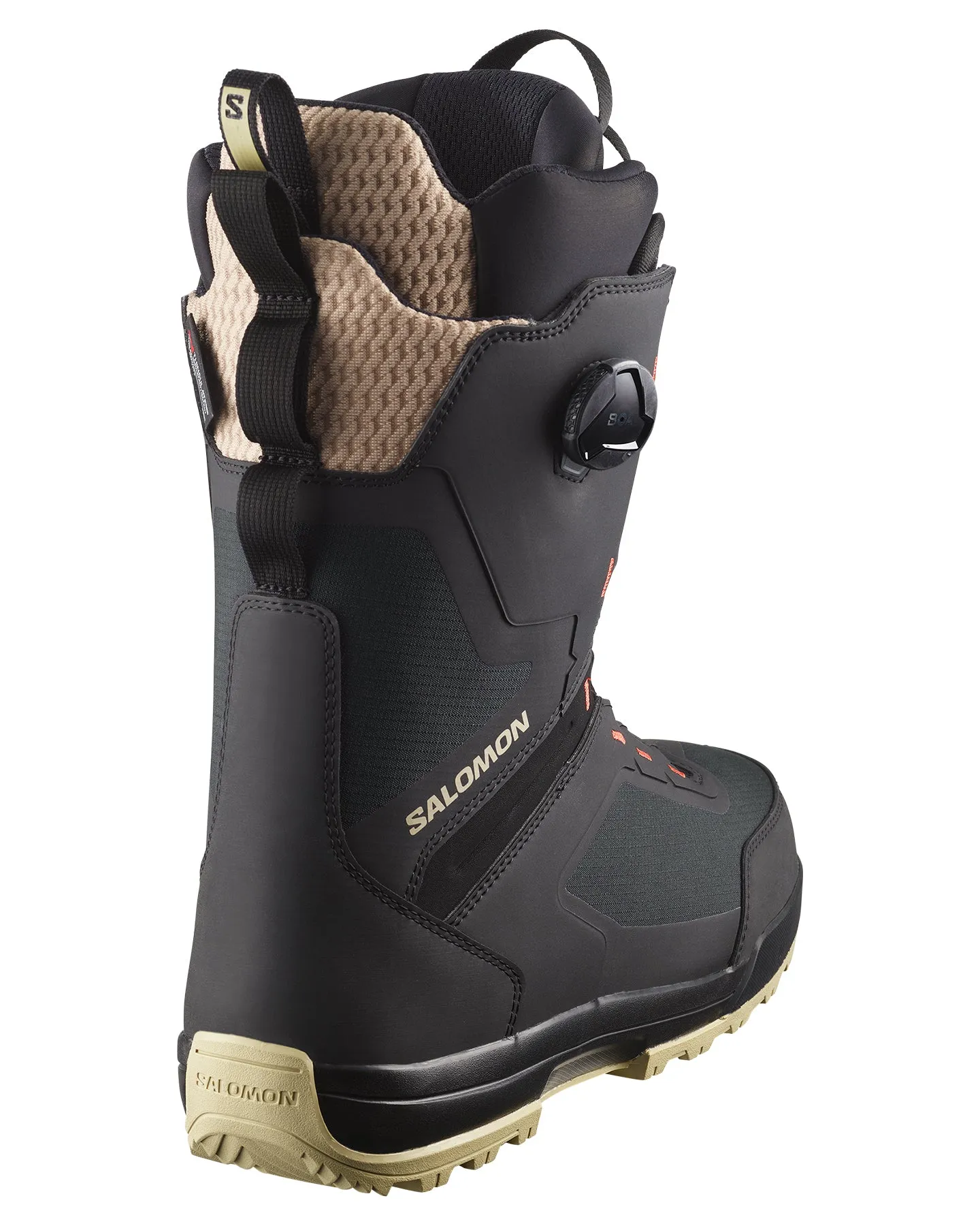 Salomon Echo Dual Boa Snowboard Boots - Spray Green / Black / Hot Coral