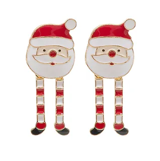 Santa Face/Leg Earring