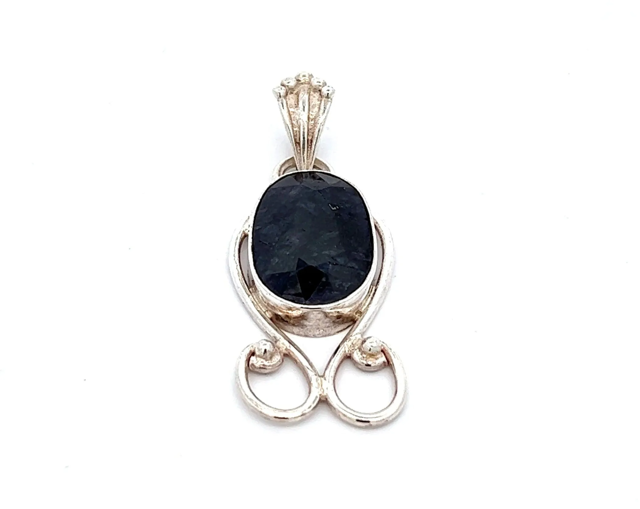 Sapphire 925 Sterling Silver Pendant