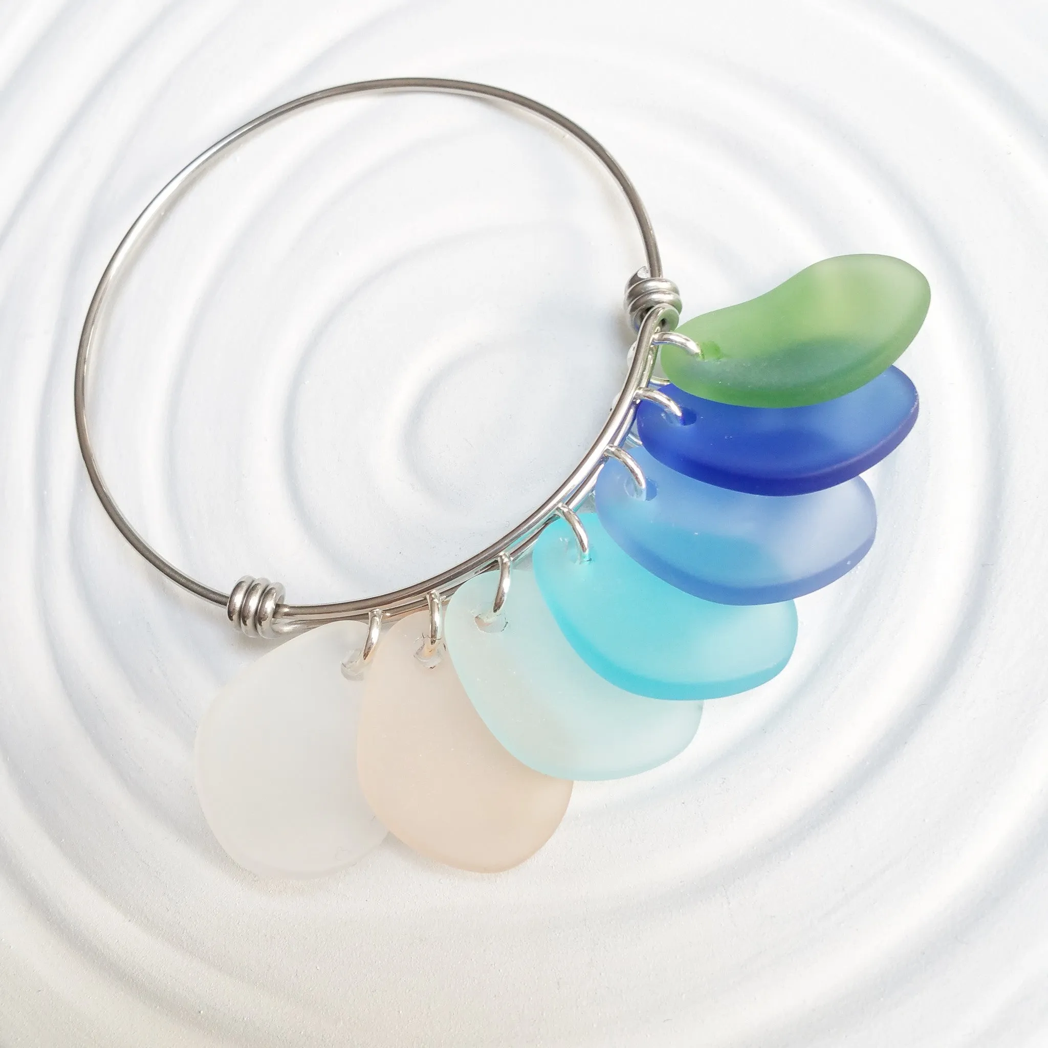 Sea Glass Washer Necklace | Wisdom Begins in Wonder