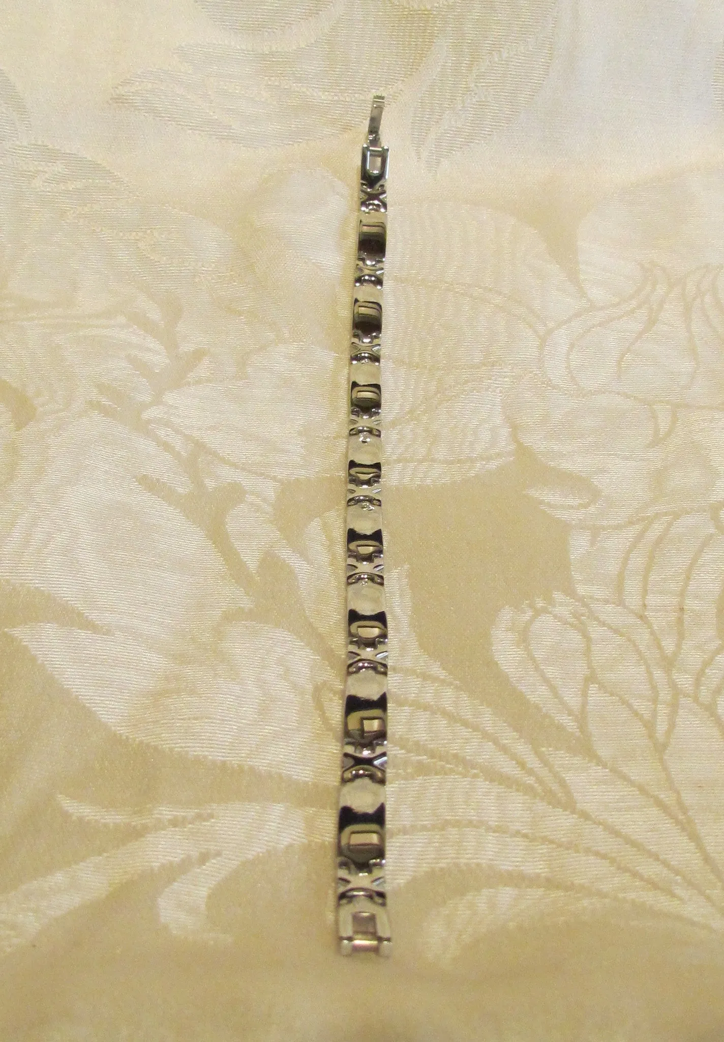 Stainless Steel Link Bracelet Mens Or Ladies Unisex Unused