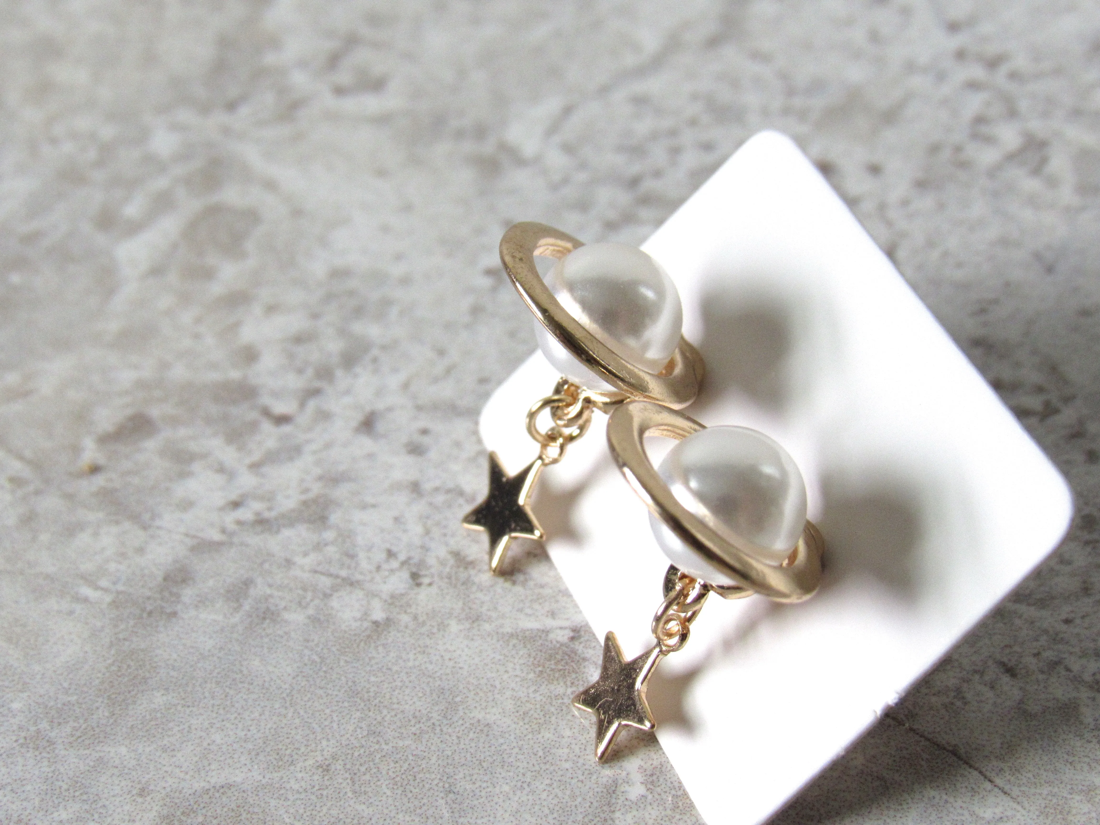 Starry Saturn Earrings (Gold & Silver)