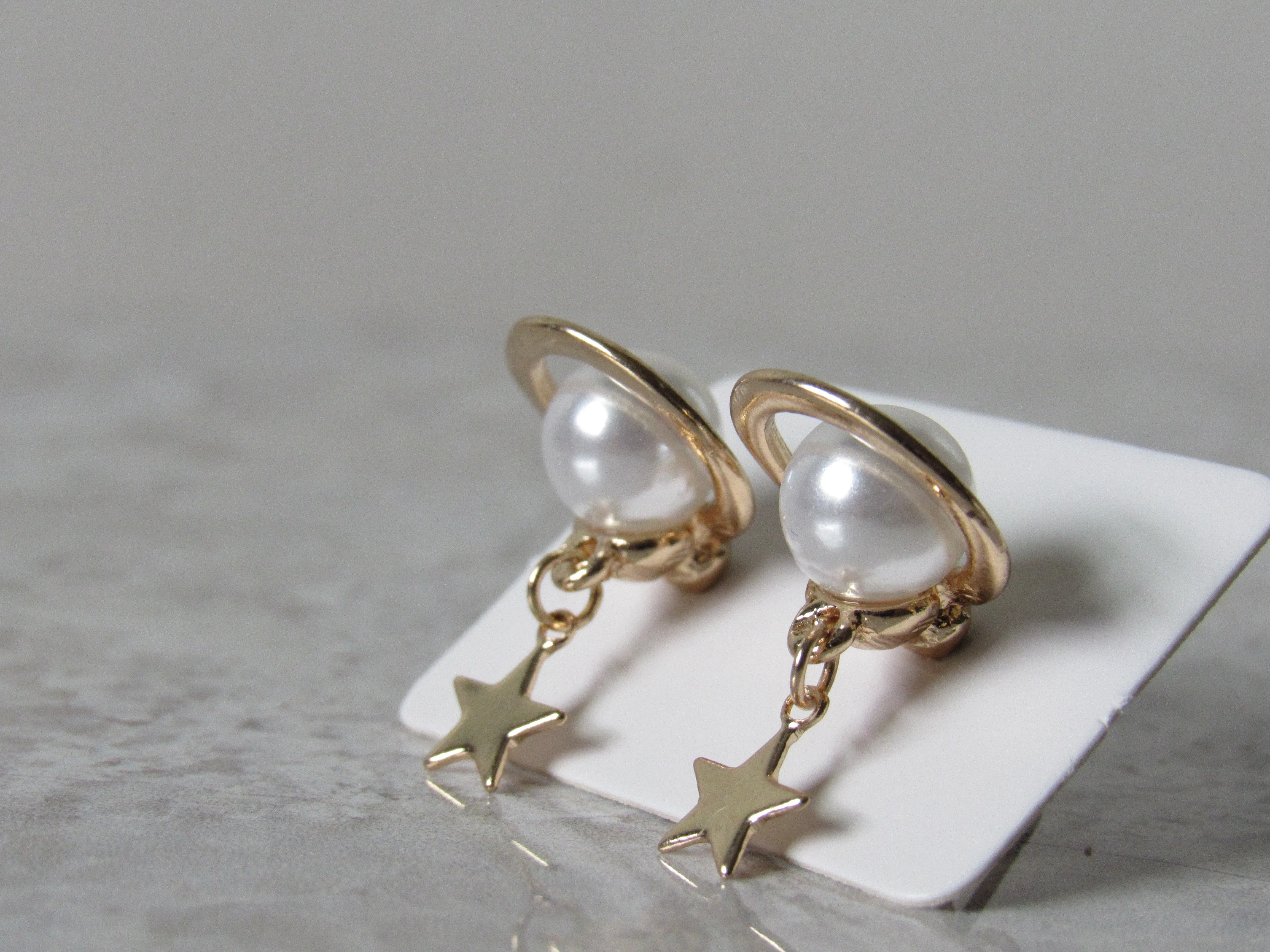 Starry Saturn Earrings (Gold & Silver)