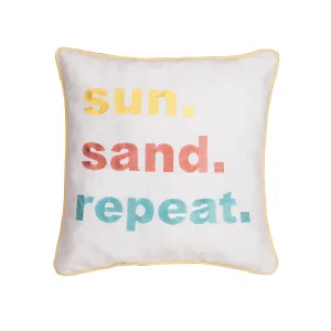 Sun, Sand, Repeat Pillow