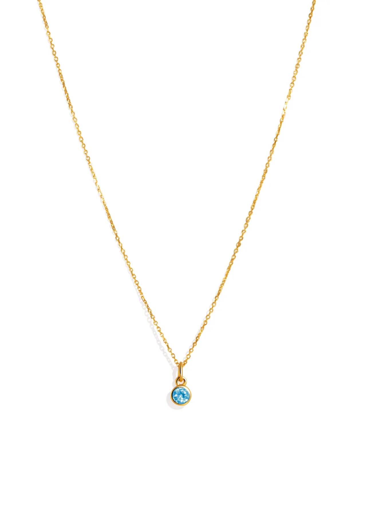 The Baby Fête Blue Topaz Gold Vermeil Pendant