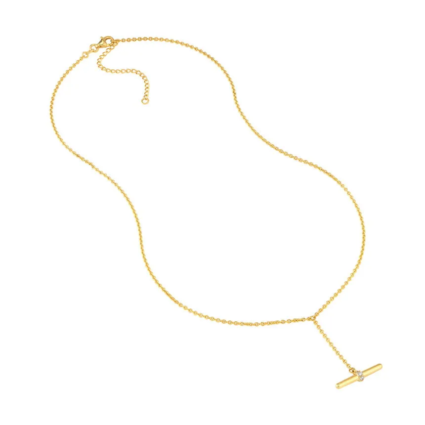 Toggle Lariat Necklace