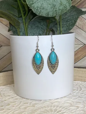 Turquoise Dangle Earrings