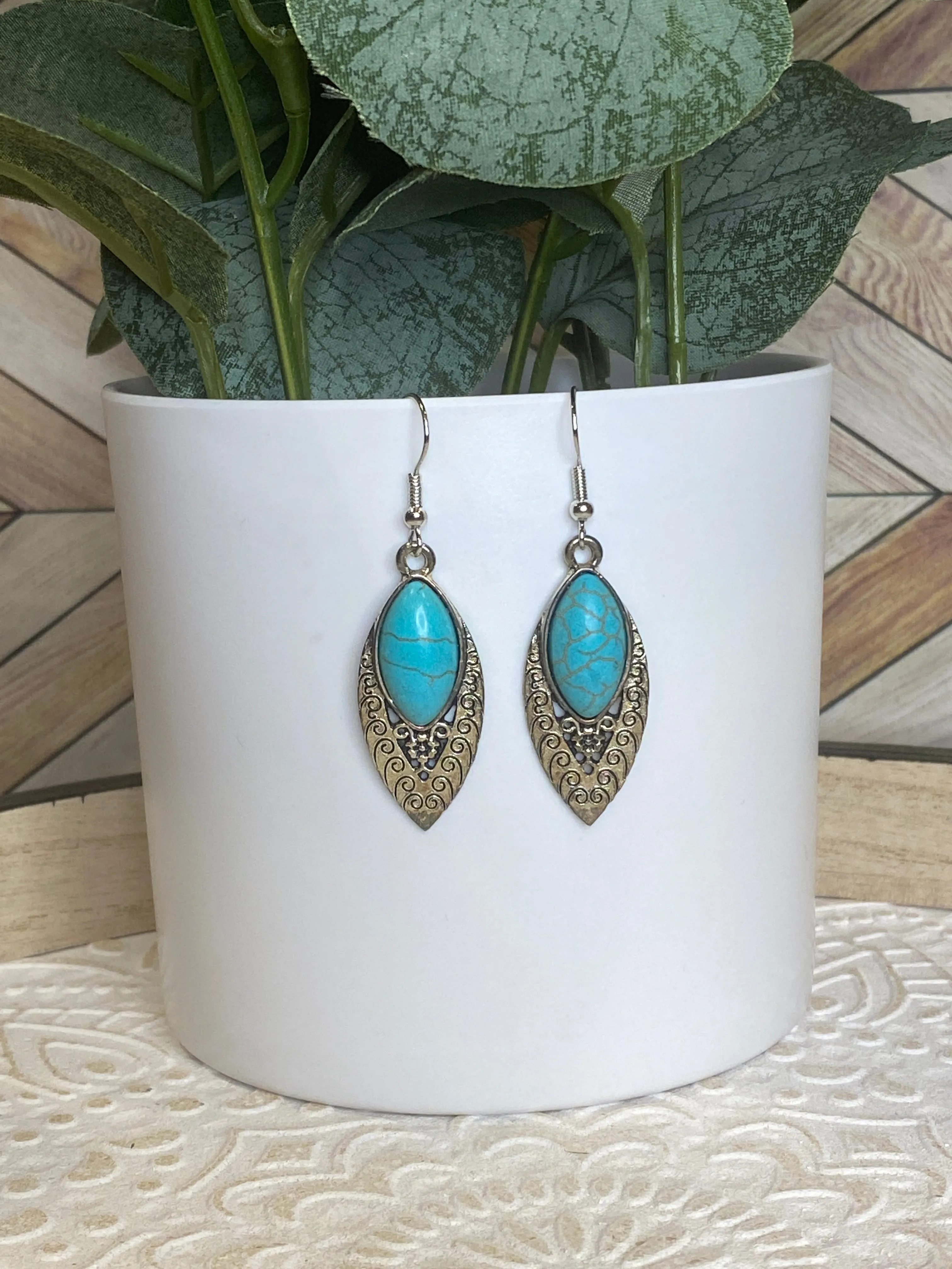 Turquoise Dangle Earrings