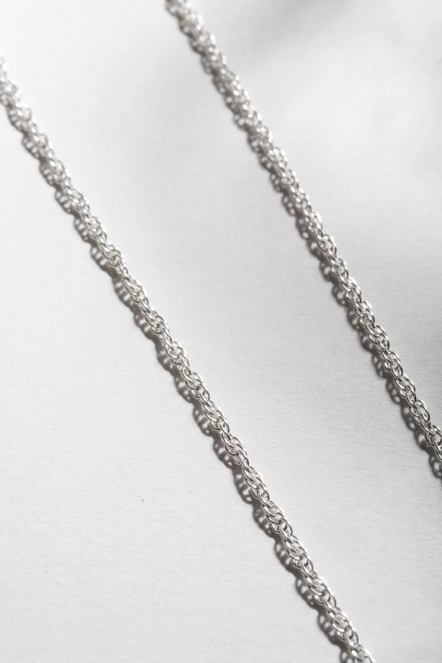 Twist Chain Sterling Silver Necklace