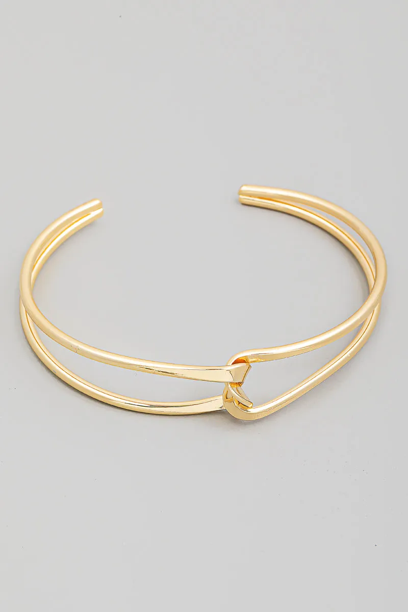 Twisted Gold Cuff